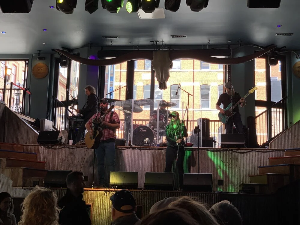 Band performing at Nashville honky tonk