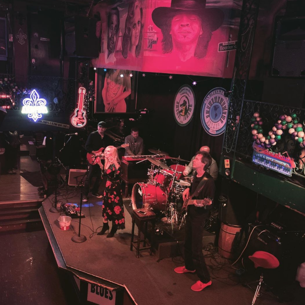 Blues band performing in Nashville