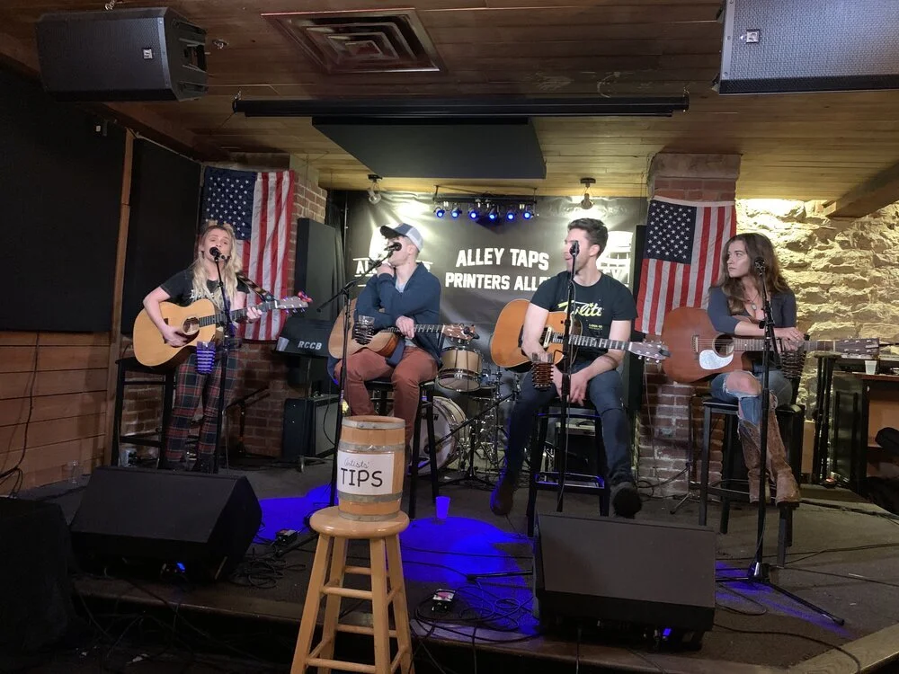 Band performing at Alley Taps in Nashville