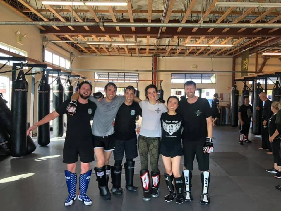 Krav Maga training group at the gym