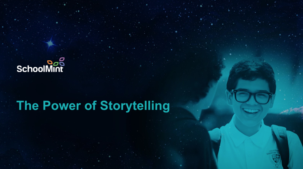 The Power of Storytelling presentation slide
